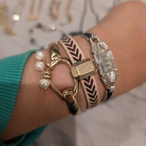 Gold and Silver Bracelet Set